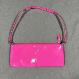 Mini Bag Hot Pink Y2K Zebra Interior Grommet Strap